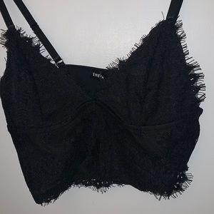 Lace crop top